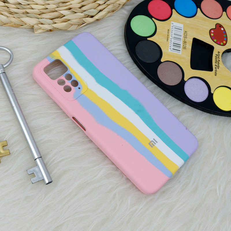 قاب سیلیکونی اورجینال رنگین کمانی محافظ لنزدار Xiaomi Redmi Note 11 Pro