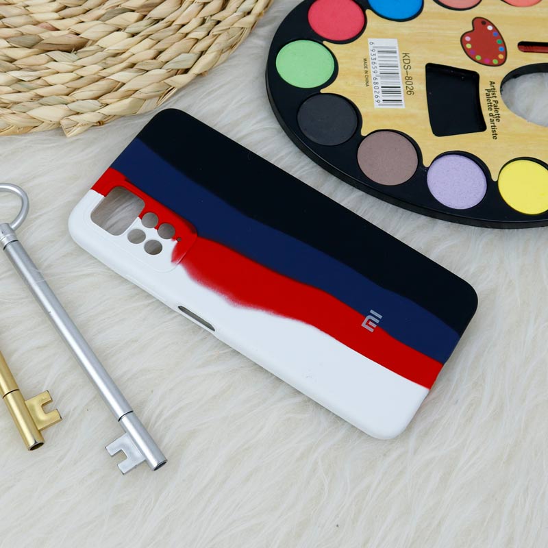 قاب سیلیکونی اورجینال رنگین کمانی محافظ لنزدار Xiaomi Redmi Note 11 Pro