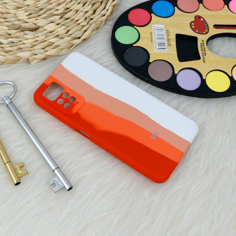 قاب سیلیکونی اورجینال رنگین کمانی محافظ لنزدار Xiaomi Redmi Note 11 Pro