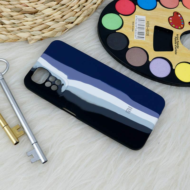 قاب سیلیکونی اورجینال رنگین کمانی محافظ لنزدار Xiaomi Redmi Note 11 / 11s