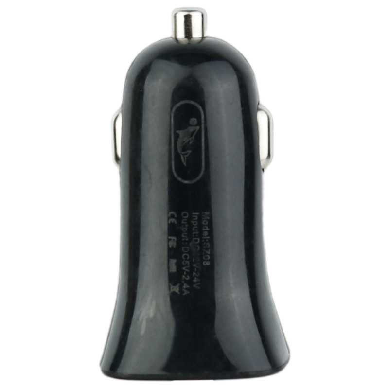 شارژر فندکی فست شارژ Sky Dolphin SZ08 2.4A 12W + کابل میکرو یو اس بی