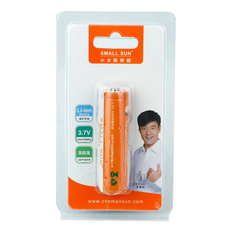 باتری لیتیومی شارژی Small Sun 18650 2200mAh پک دار