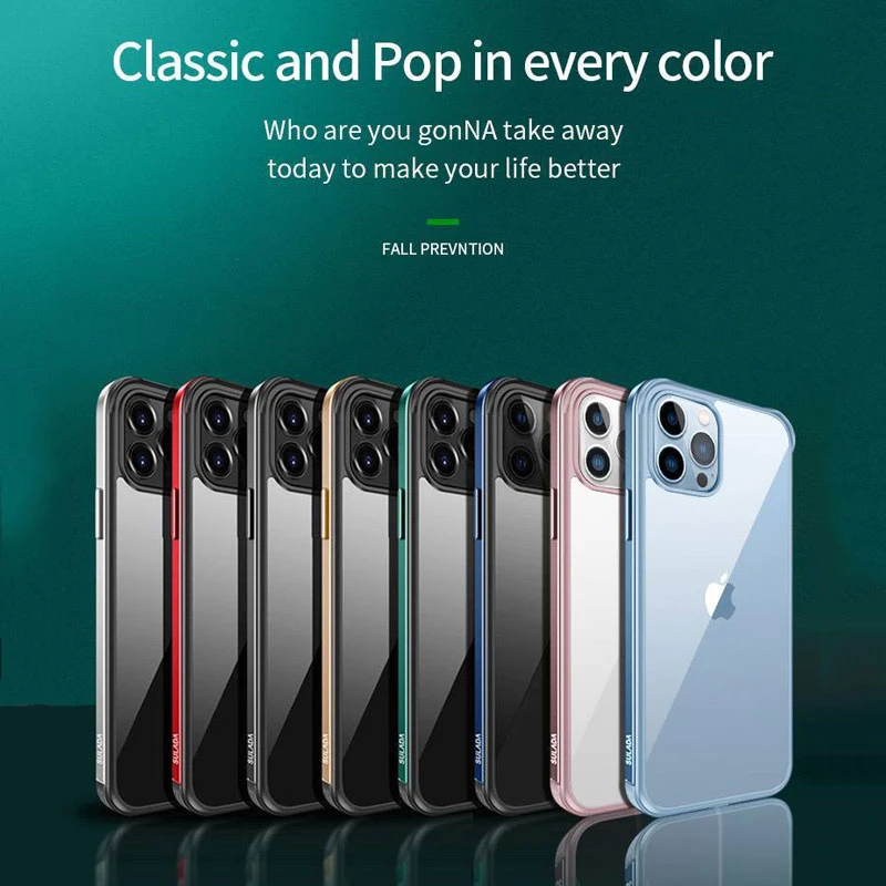 قاب ضد ضربه پشت شفاف Sulada آیفون iPhone 13 Pro