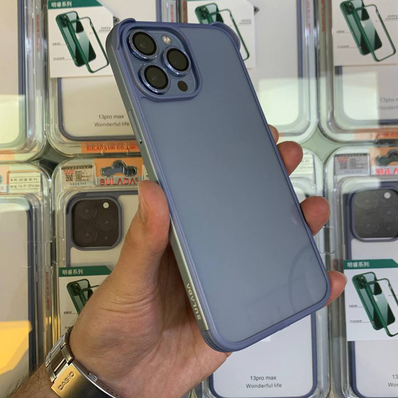 قاب ضد ضربه پشت شفاف Sulada آیفون iPhone 13 Pro Max
