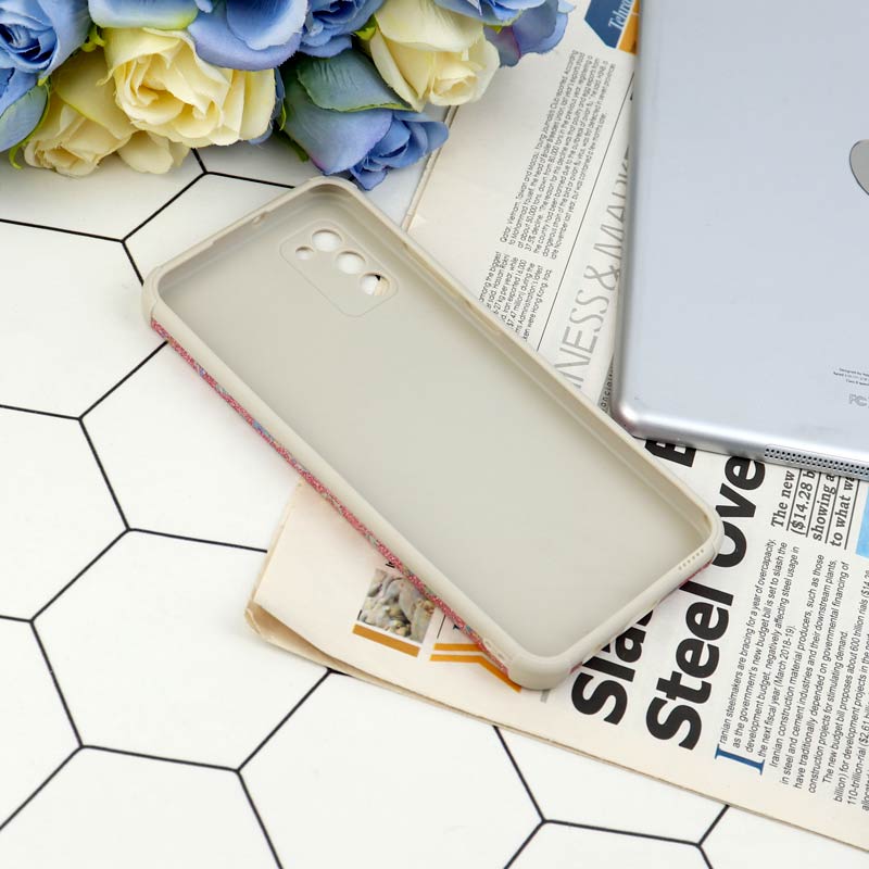 قاب شاینی سواروسکی محافظ لنزدار طرح لاتین Samsung Galaxy A02s