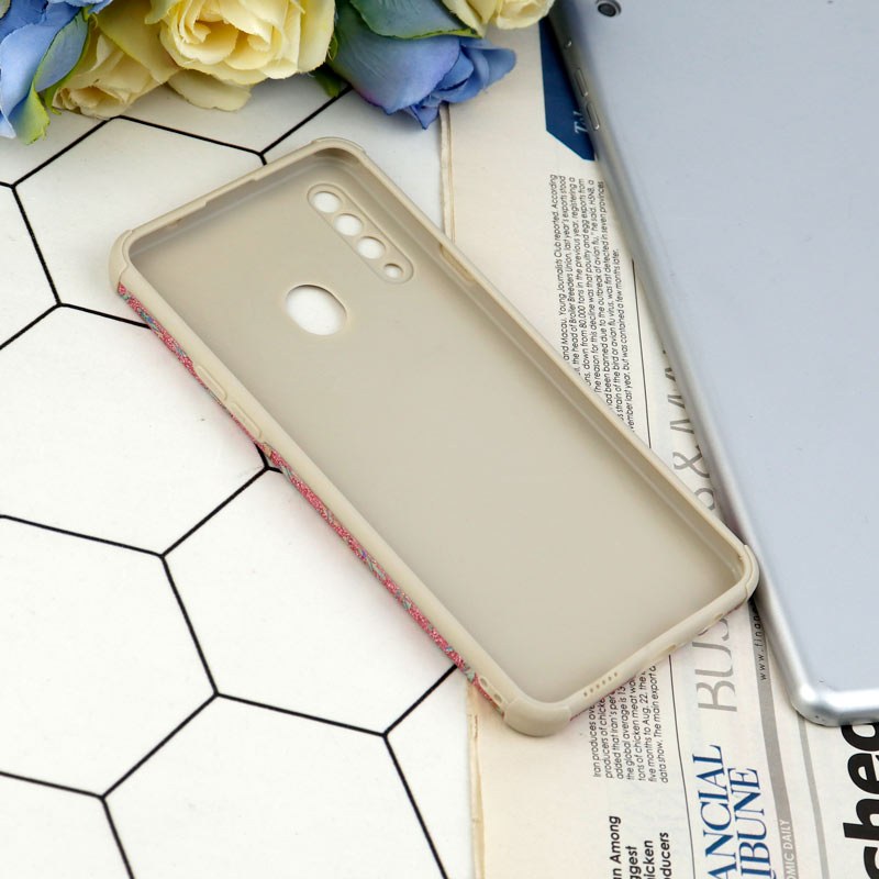 قاب شاینی سواروسکی محافظ لنزدار طرح لاتین Samsung Galaxy A20s