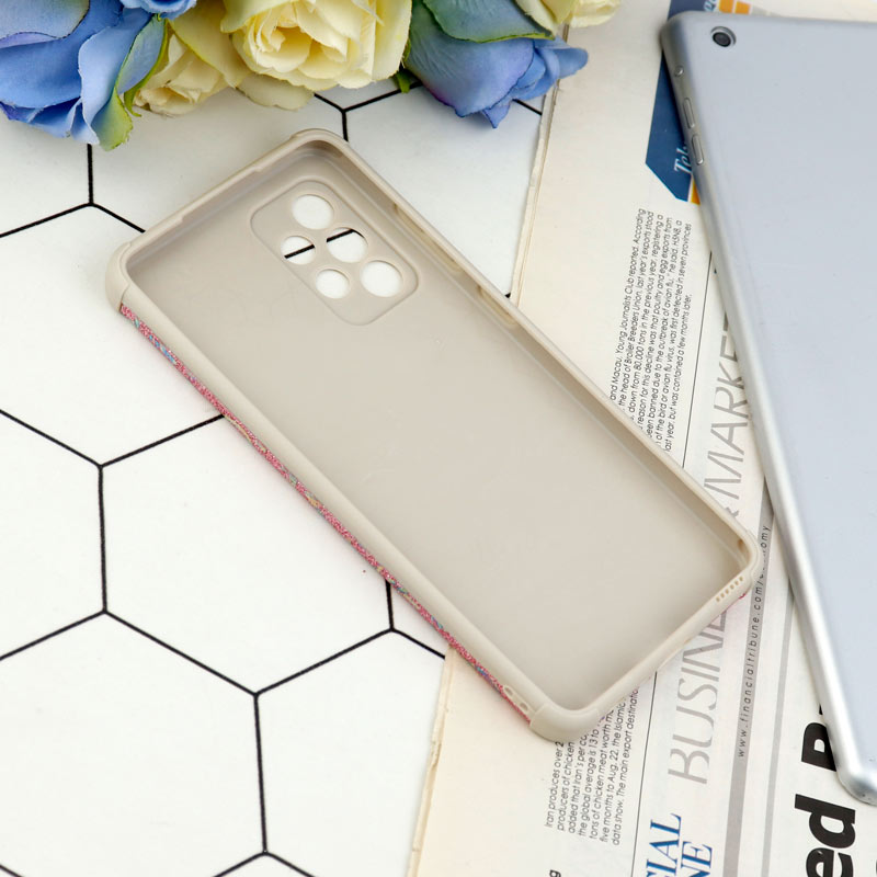 قاب شاینی سواروسکی محافظ لنزدار طرح لاتین Samsung Galaxy A52 / A52s