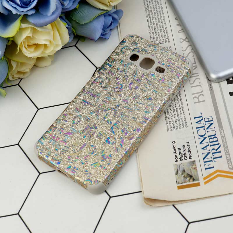 قاب شاینی سواروسکی محافظ لنزدار طرح لاتین Samsung Galaxy J2 Prime