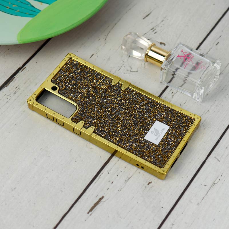 قاب شاینی Swarovski صندوقی Samsung Galaxy S21 Plus