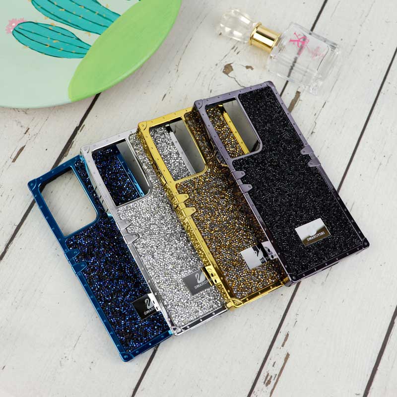 قاب شاینی Swarovski صندوقی Samsung Galaxy S21 Ultra