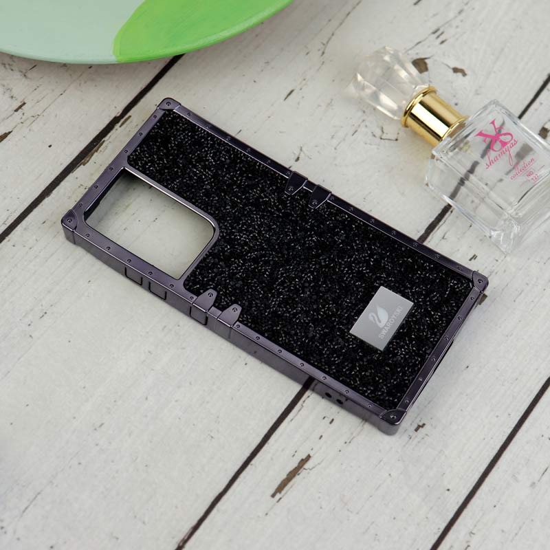 قاب شاینی Swarovski صندوقی Samsung Galaxy S21 Ultra