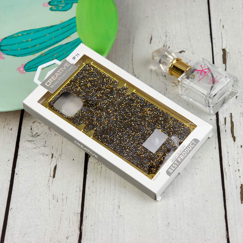قاب شاینی Swarovski صندوقی iPhone 11