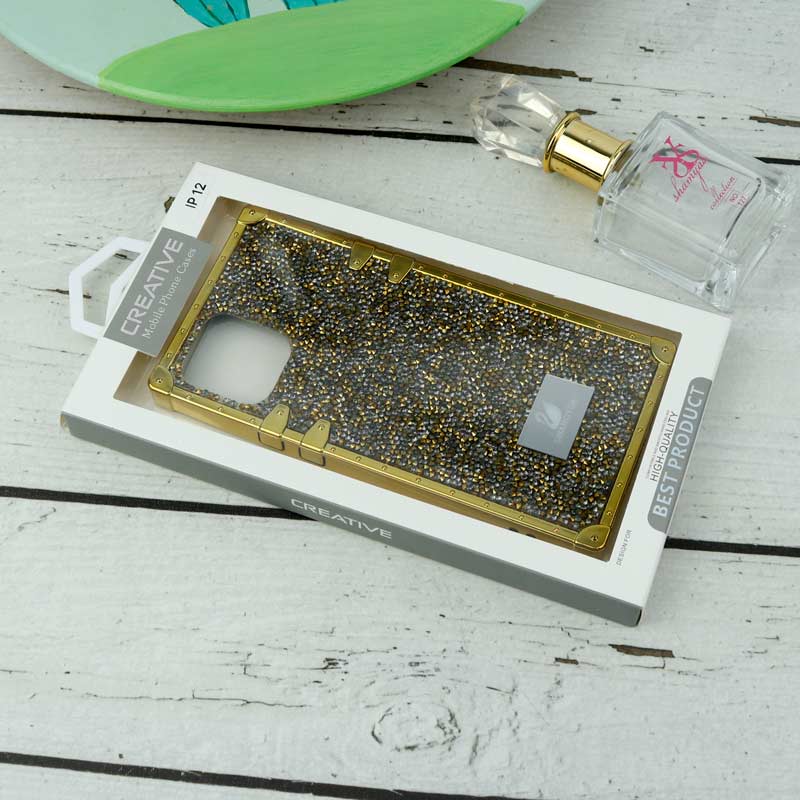 قاب شاینی Swarovski صندوقی iPhone 12