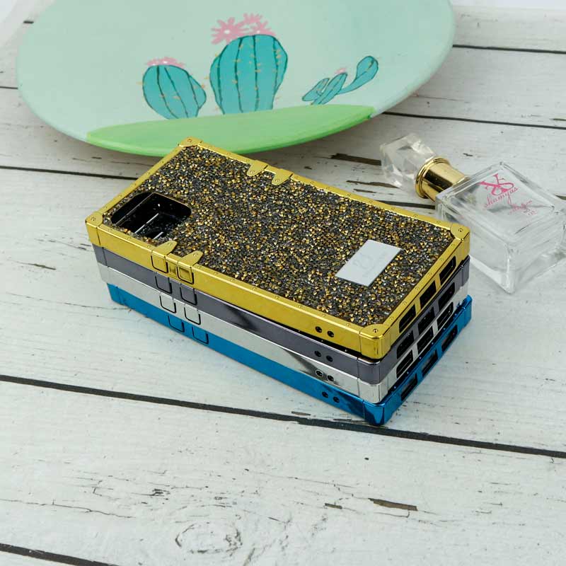 قاب شاینی Swarovski صندوقی iPhone 12