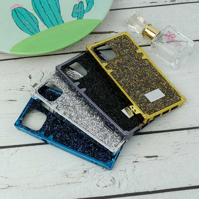 قاب شاینی Swarovski صندوقی iPhone 12