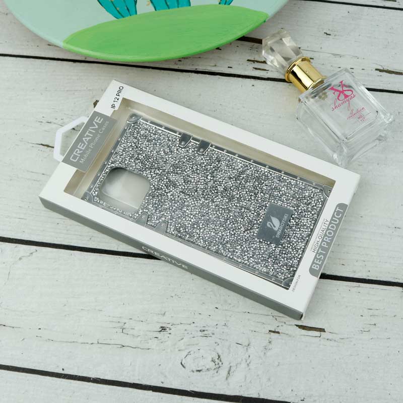 قاب شاینی Swarovski صندوقی iPhone 12 Pro