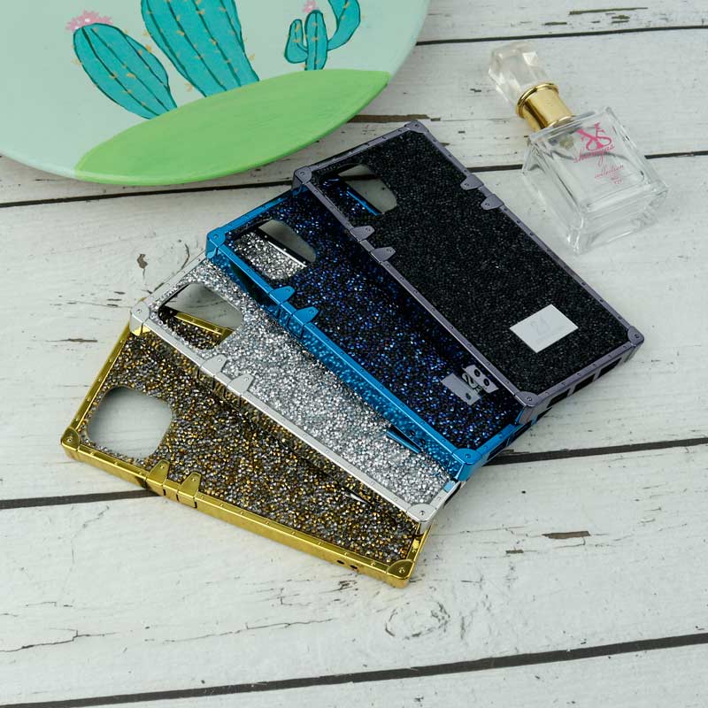 قاب شاینی Swarovski صندوقی iPhone 12 Pro