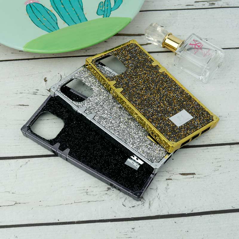 قاب شاینی Swarovski صندوقی iPhone 12 Pro Max
