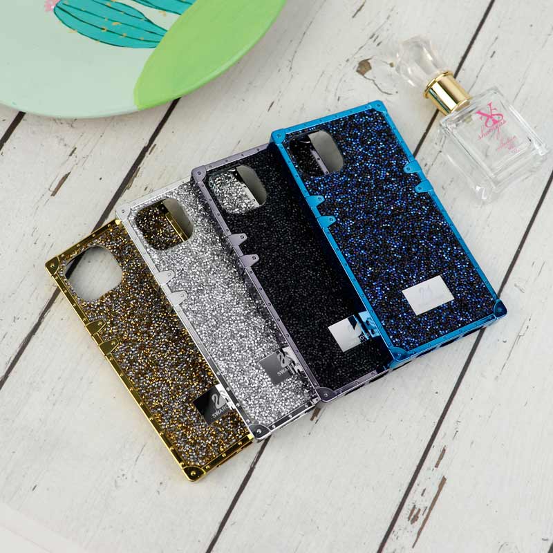 قاب شاینی Swarovski صندوقی iPhone 13