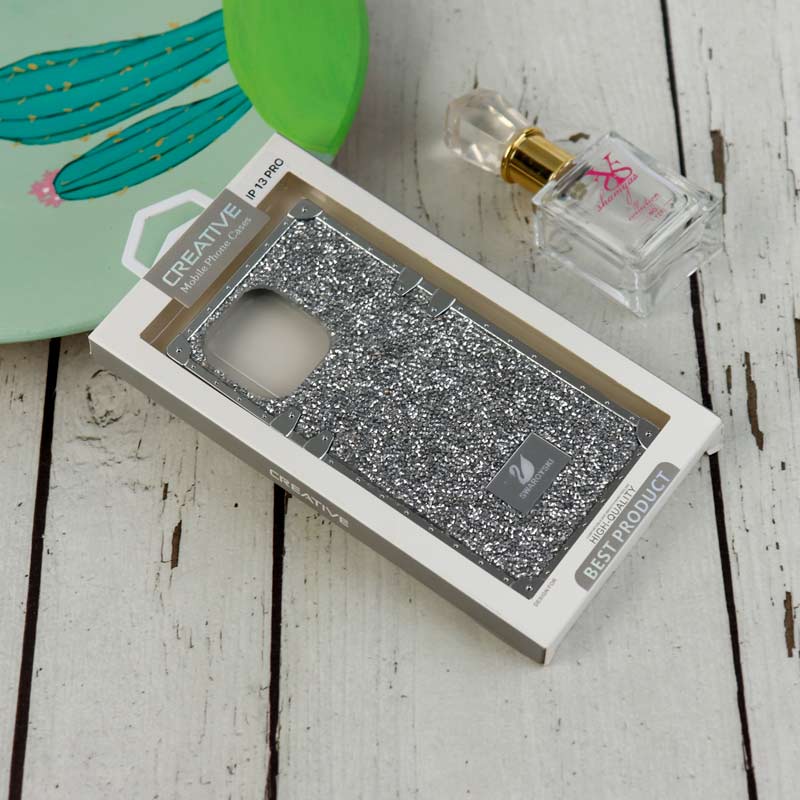 قاب شاینی Swarovski صندوقی iPhone 13 Pro