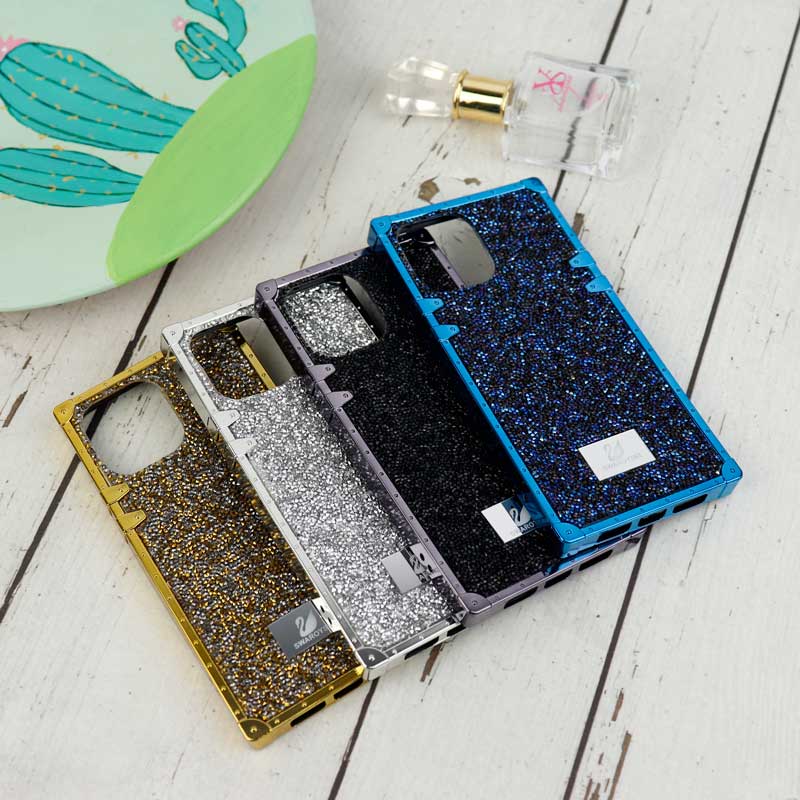 قاب شاینی Swarovski صندوقی iPhone 13 Pro Max
