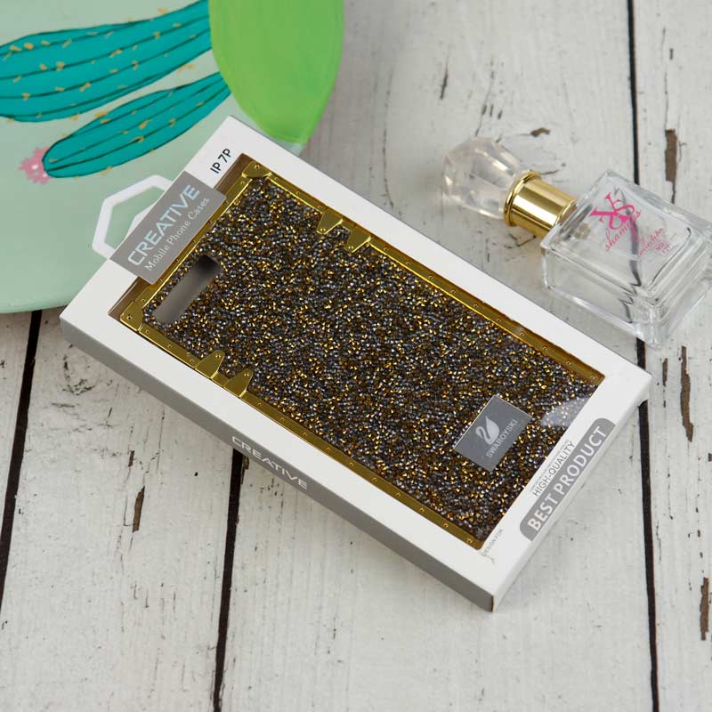 قاب شاینی Swarovski صندوقی iPhone 7 Plus / 8 Plus