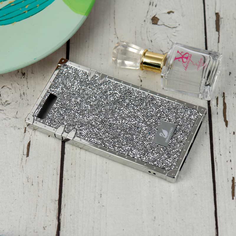 قاب شاینی Swarovski صندوقی iPhone 7 Plus / 8 Plus
