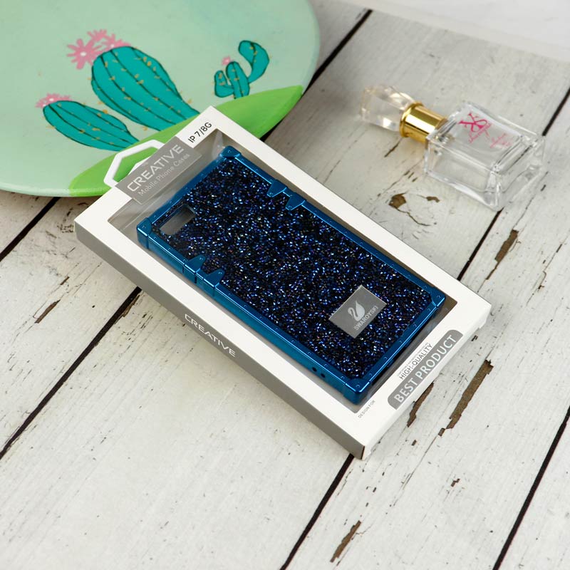 قاب شاینی Swarovski صندوقی iPhone 7/8