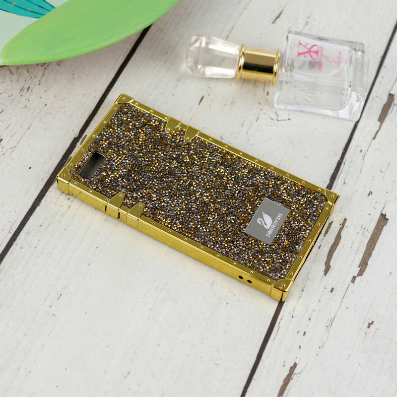قاب شاینی Swarovski صندوقی iPhone 7/8