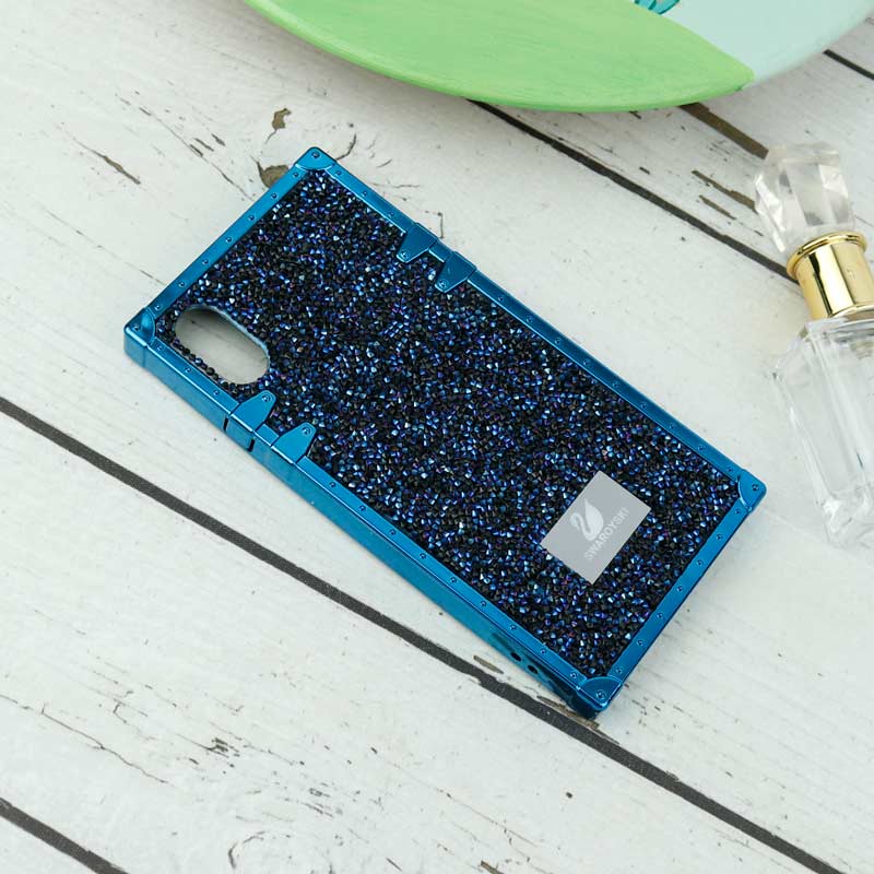 قاب شاینی Swarovski صندوقی iPhone X/XS