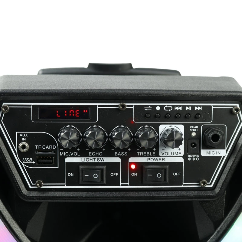 اسپیکر چمدانی بلوتوثی رم و فلش خور TSCO TS 1890 + میکروفون و ریموت کنترل