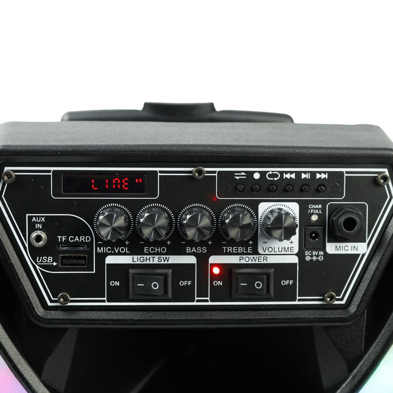 اسپیکر چمدانی بلوتوثی رم و فلش خور TSCO TS 1890 + میکروفون و ریموت کنترل
