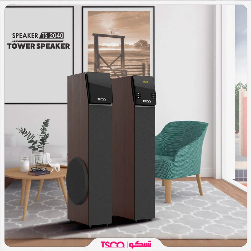 اسپیکر خانگی ایستاده TSCO TS 2040 + ریموت کنترل