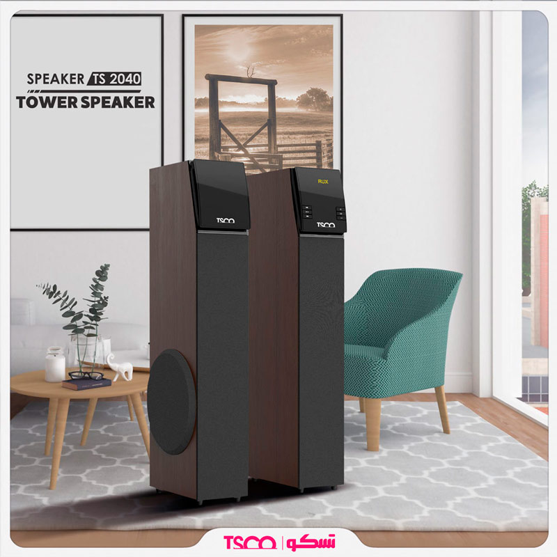 اسپیکر خانگی ایستاده TSCO TS 2040 + ریموت کنترل