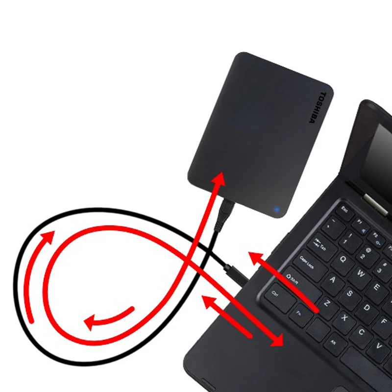 هارد اکسترنال توشیبا Toshiba Canvio Basics Type-C 1TB