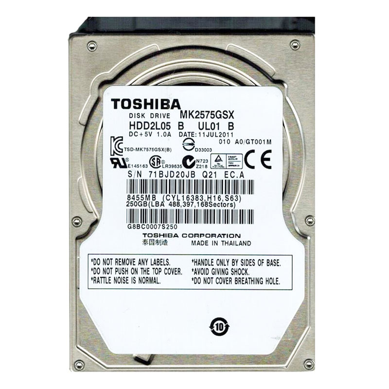 هارد لپ تاپ توشیبا Toshiba 250GB