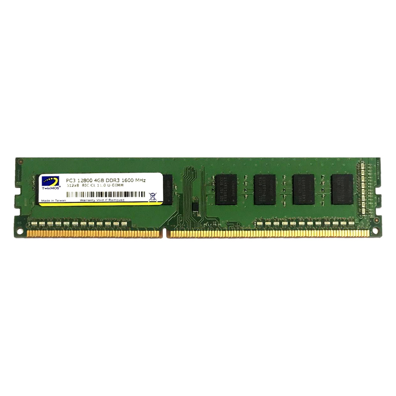 رم کامپیوتر TwinMos Mainstream DDR3 4GB 1600MHz CL11 Single
