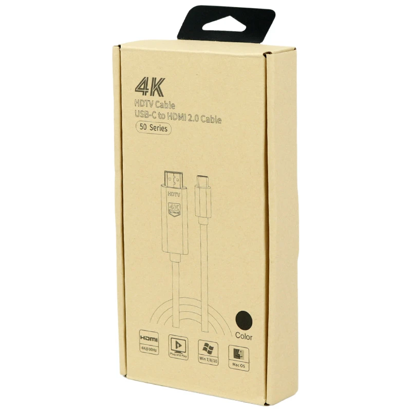 کابل تبدیل Type-C به UC503 HDMI 4k طول 1.8 متر