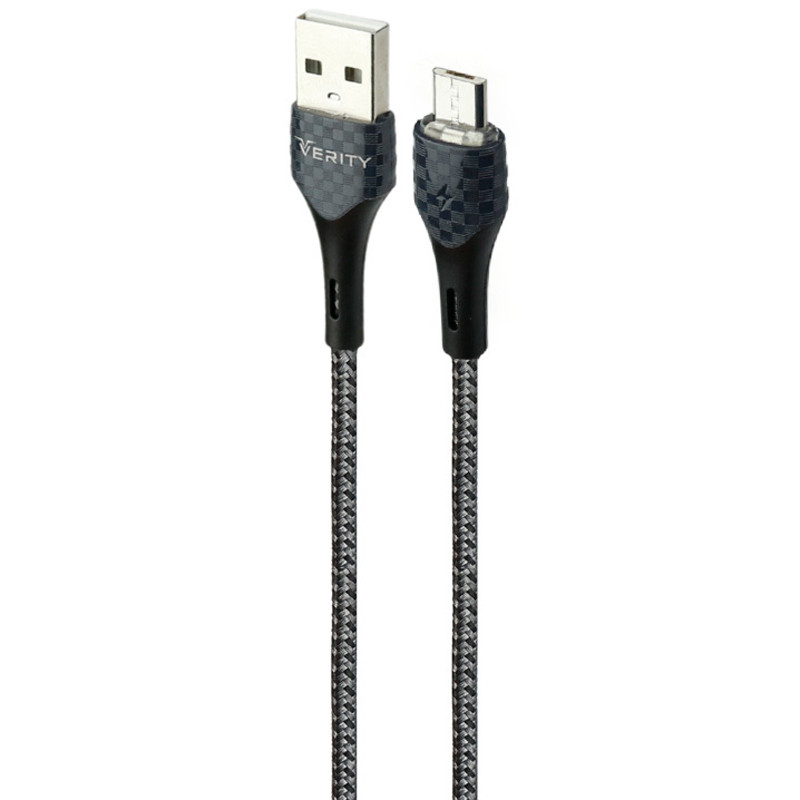 کابل میکرو یو اس بی فست شارژ Verity CB-3143 1m