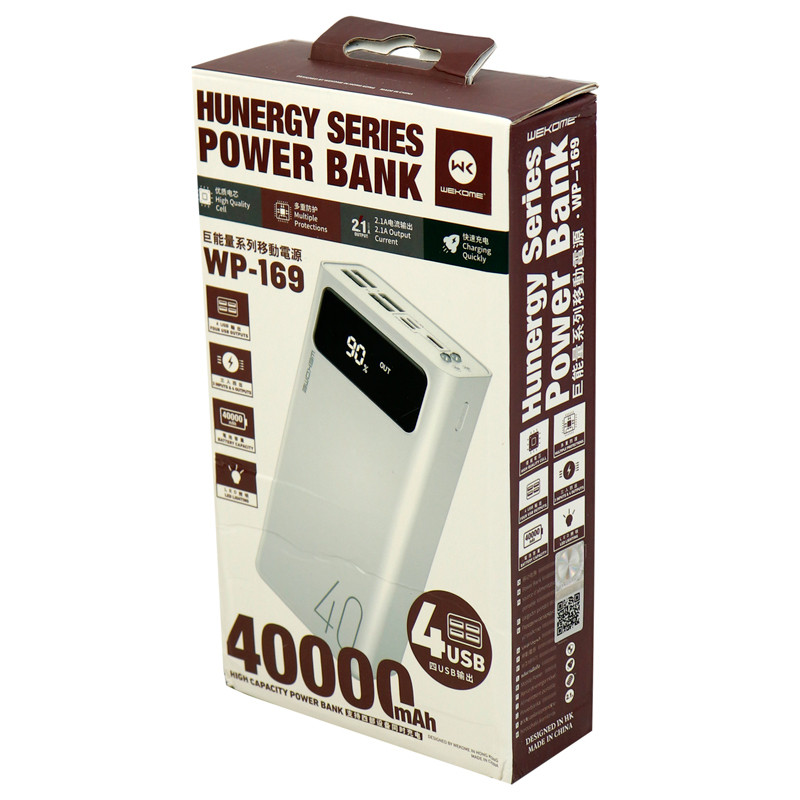 پاور بانک فست شارژ 40000 ویکام Wekome WP-169