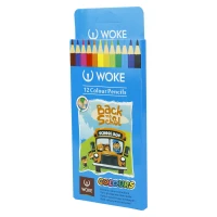 مداد رنگی 12 رنگ وک Woke 9403-12