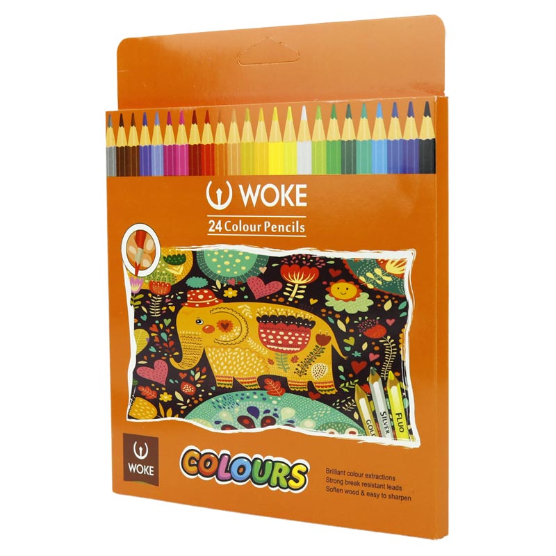مداد رنگی 24 رنگ وک Woke 9403-24