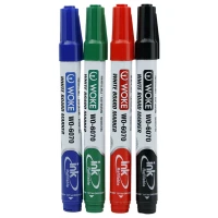 ماژیک وایت برد وک نوک تخت رنگی Woke WO-6070 بسته 12 عددی