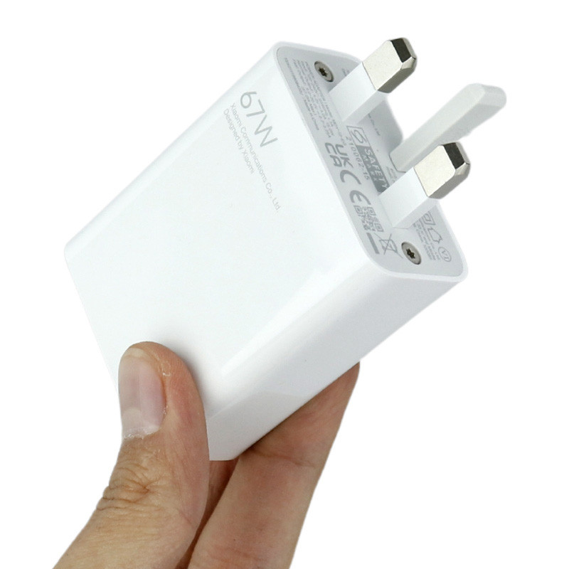 شارژر دیواری فست شارژ Xiaomi 11T/Redmi 10 6.1A QC3 PD 67W + کابل تایپ سی و جعبه گوشی