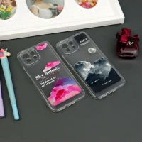 قاب ژله ای شفاف طرحدار محافظ لنزدار Xiaomi Mi 11 Lite