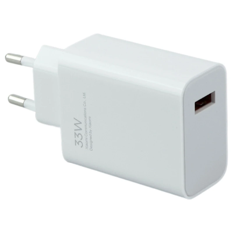 شارژر دیواری فست شارژ Xiaomi Redmi Note 11S/10S 3A QC3.0 PD 33W + کابل تایپ سی و جعبه گوشی