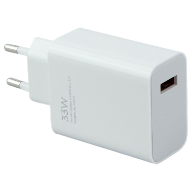 شارژر دیواری فست شارژ Xiaomi Redmi Note 11S/10S 3A QC3.0 PD 33W + کابل تایپ سی و جعبه گوشی