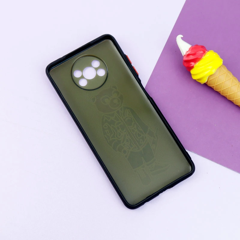 قاب فانتزی طرحدار پسرانه محافظ لنزدار + پاپ سوکت Xiaomi Poco X3 سری R