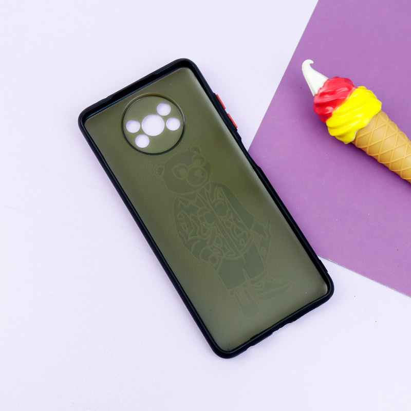 قاب فانتزی طرحدار پسرانه محافظ لنزدار + پاپ سوکت Xiaomi Poco X3 سری R
