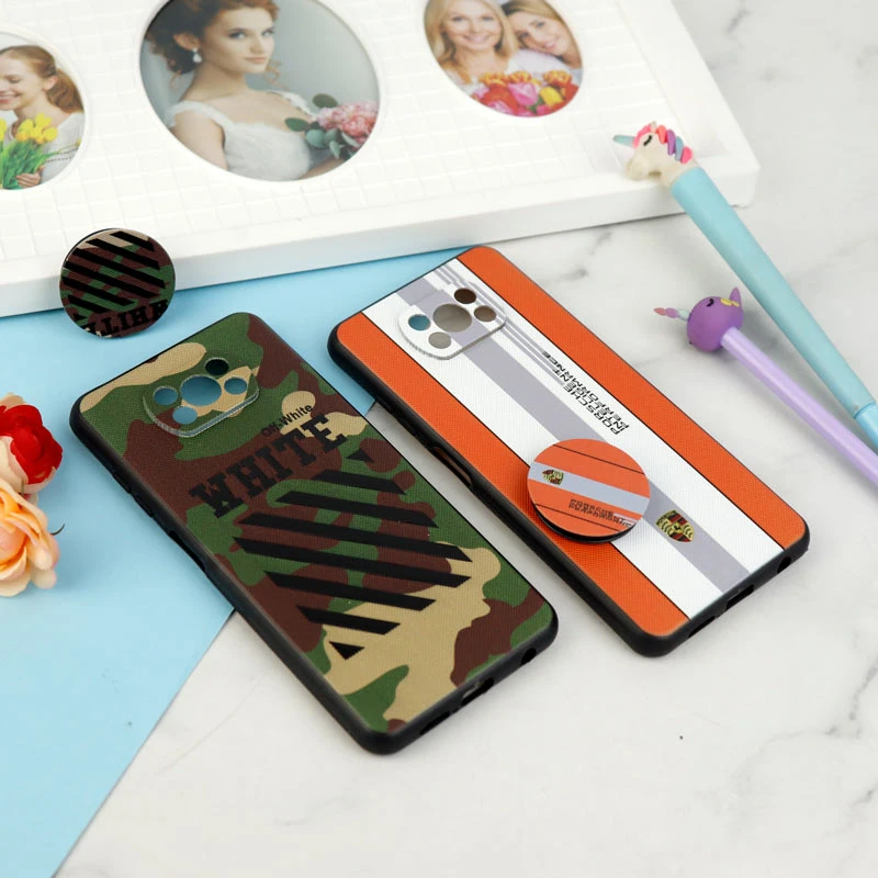 قاب فانتزی طرحدار پسرانه محافظ لنزدار + پاپ سوکت Xiaomi Poco X3 سری R